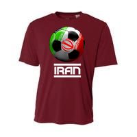 Iran Soccer Ball Youth Performance Sprint T-Shirt