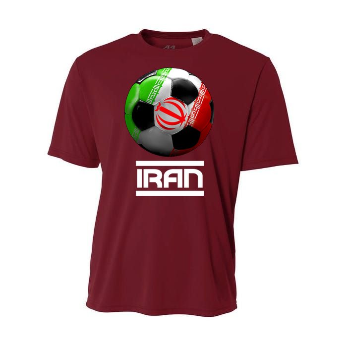 Iran Soccer Ball Youth Performance Sprint T-Shirt