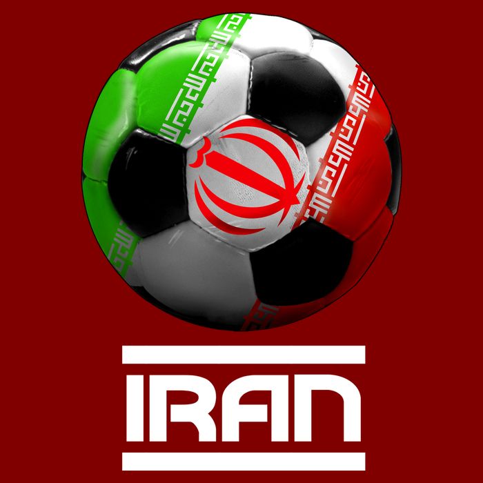 Iran Soccer Ball Youth Performance Sprint T-Shirt