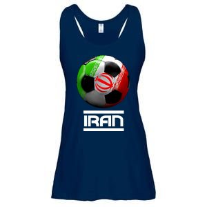 Iran Soccer Ball Ladies Essential Flowy Tank