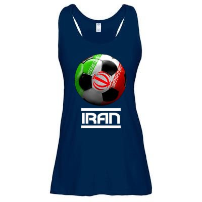 Iran Soccer Ball Ladies Essential Flowy Tank