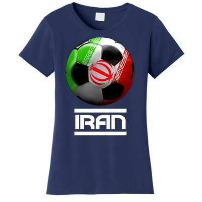 Iran Soccer Ball Women's T-Shirt