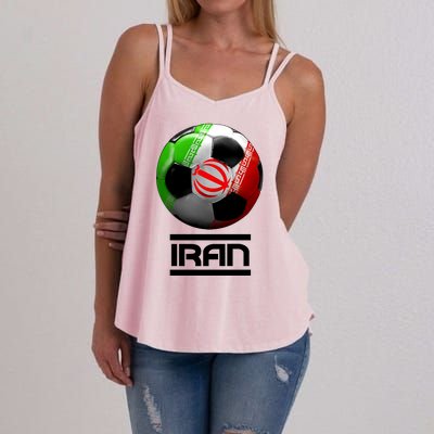 Iran Soccer Ball Women's Strappy Tank