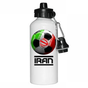 Iran Soccer Ball Aluminum Water Bottle