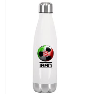 Iran Soccer Ball Stainless Steel Insulated Water Bottle