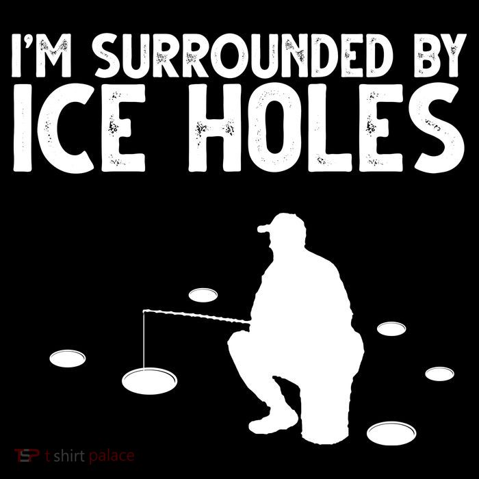 I'm Surrounded By Ice Holes Fishing Sustainable Bucket Hat