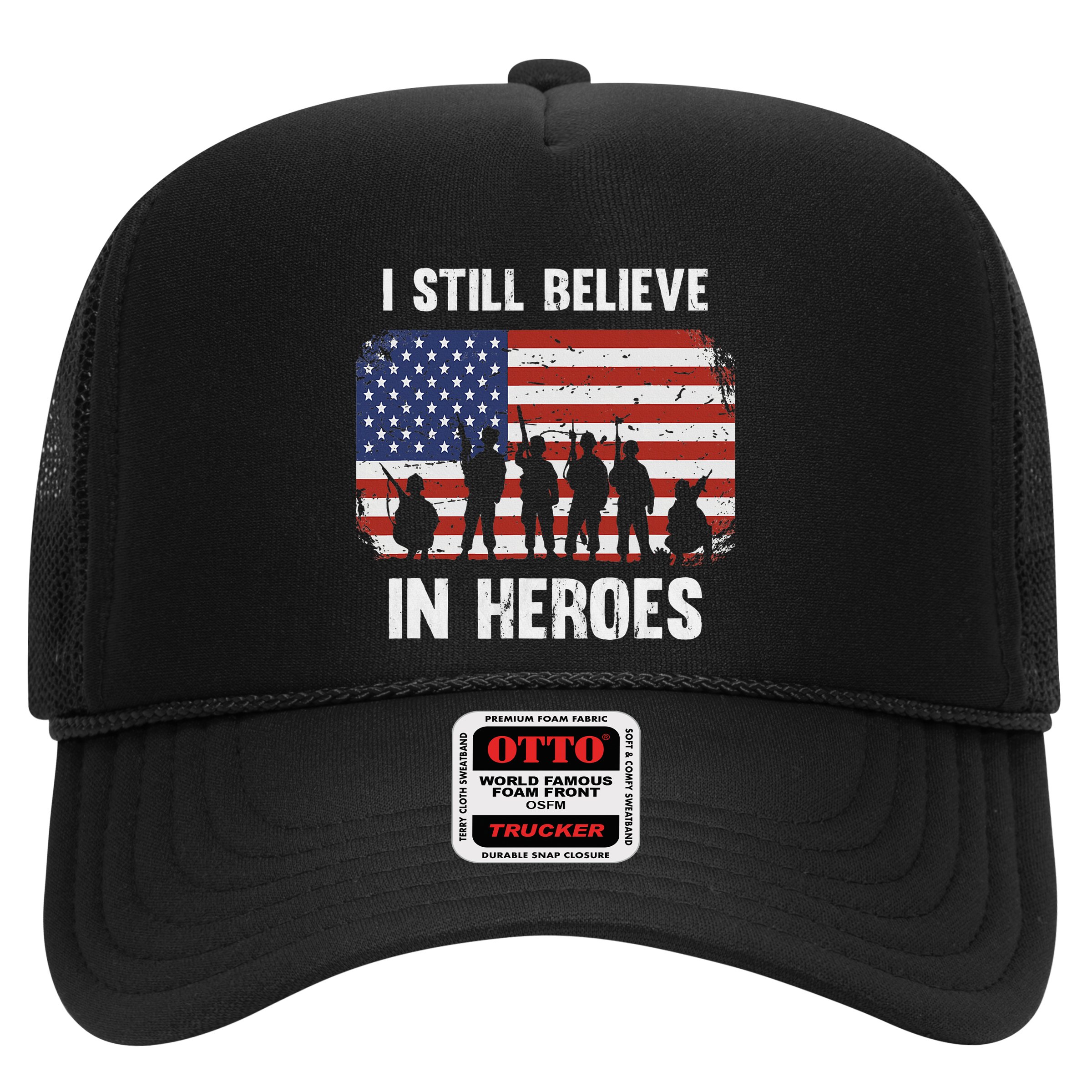 I Still Believe In Heroes Usa Flag Hat