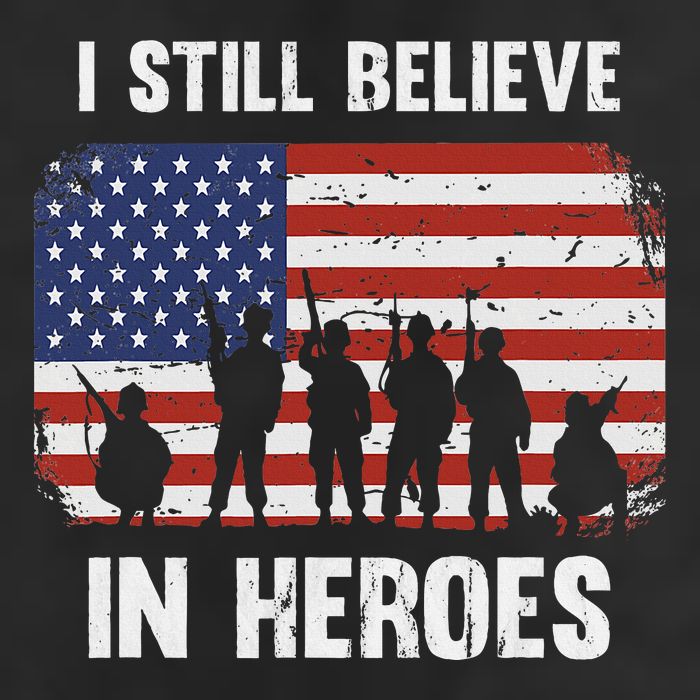 I Still Believe In Heroes Usa Flag Golf Towel