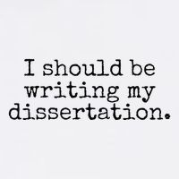 I Should Be Writing My Dissertation Funny Dissertation Full-Length Apron With Pockets