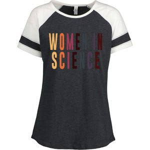 In Science Biology Chemistry Physics Major Engineering Funny Gift Enza Ladies Jersey Colorblock Tee