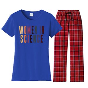 In Science Biology Chemistry Physics Major Engineering Funny Gift Women's Flannel Pajama Set