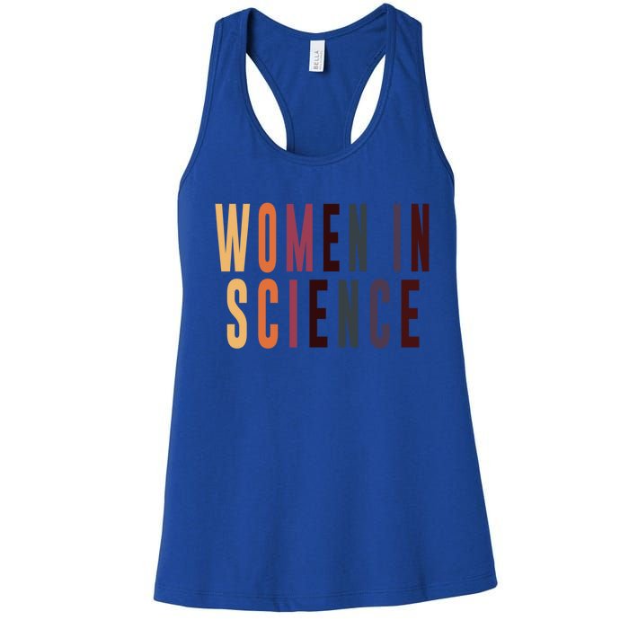 In Science Biology Chemistry Physics Major Engineering Funny Gift Women's Racerback Tank