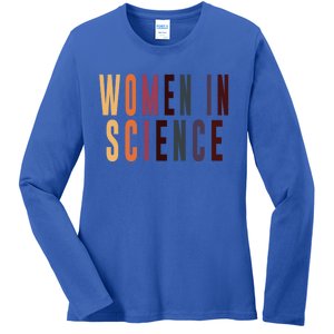 In Science Biology Chemistry Physics Major Engineering Funny Gift Ladies Long Sleeve Shirt