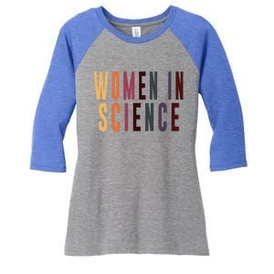 In Science Biology Chemistry Physics Major Engineering Funny Gift Women's Tri-Blend 3/4-Sleeve Raglan Shirt