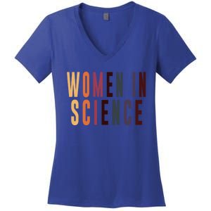 In Science Biology Chemistry Physics Major Engineering Funny Gift Women's V-Neck T-Shirt