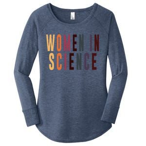 In Science Biology Chemistry Physics Major Engineering Funny Gift Women's Perfect Tri Tunic Long Sleeve Shirt