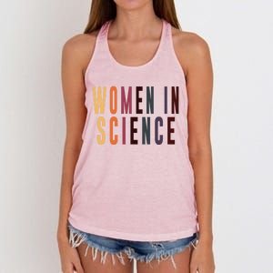 In Science Biology Chemistry Physics Major Engineering Funny Gift Women's Knotted Racerback Tank