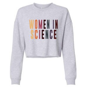 In Science Biology Chemistry Physics Major Engineering Funny Gift Cropped Pullover Crew