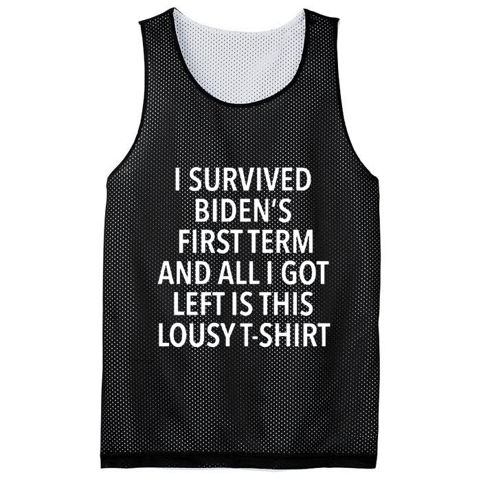 I Survived Biden’S First Term And All I Got Left Is This Lousy Mesh Reversible Basketball Jersey Tank