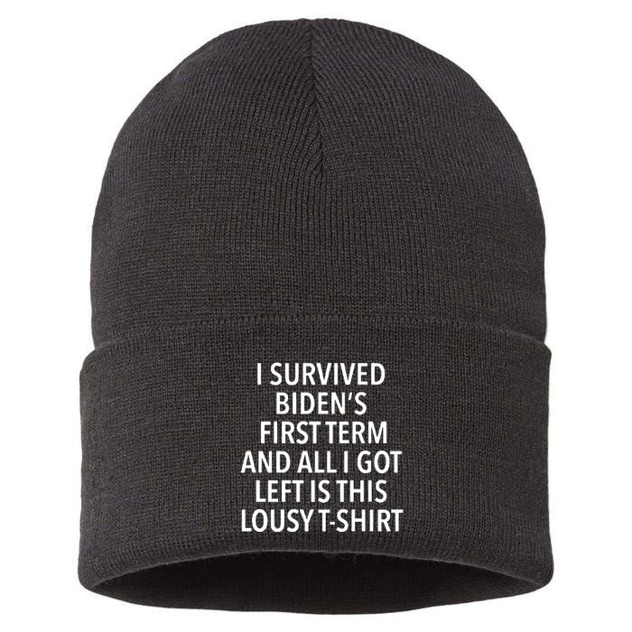 I Survived Biden’S First Term And All I Got Left Is This Lousy Sustainable Knit Beanie