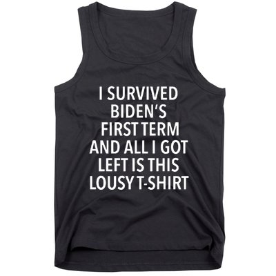 I Survived Biden’S First Term And All I Got Left Is This Lousy Tank Top