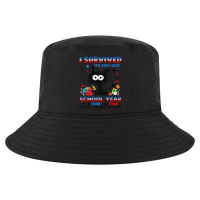 I Survived Black Cat Last Day Of The School 2025 Graduation Cool Comfort Performance Bucket Hat