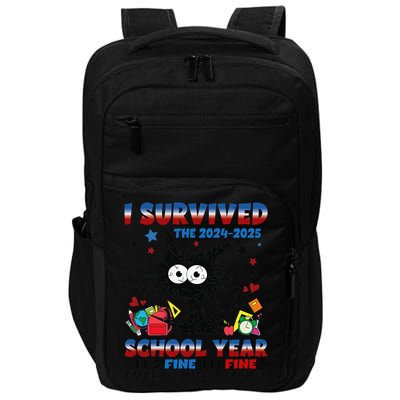 I Survived Black Cat Last Day Of The School 2025 Graduation Impact Tech Backpack