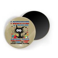 I Survived Black Cat Last Day Of The School 2025 Graduation Magnet