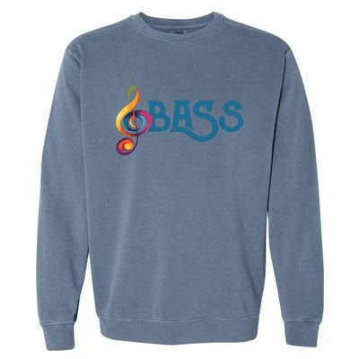 I Sing Bass Barbershop Quartet Vocal Singer Gift Garment-Dyed Sweatshirt