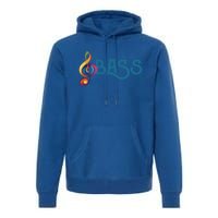 I Sing Bass Barbershop Quartet Vocal Singer Gift Premium Hoodie