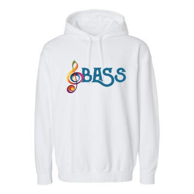 I Sing Bass Barbershop Quartet Vocal Singer Gift Garment-Dyed Fleece Hoodie