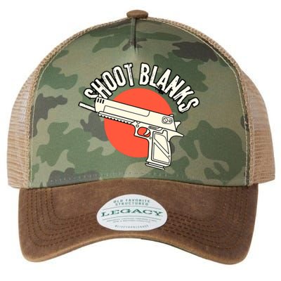 I Shoot Blanks Funny Vasectomy Legacy Tie Dye Trucker Hat