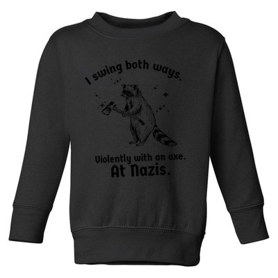 I Swing Both Ways Toddler Sweatshirt