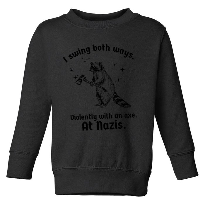 I Swing Both Ways Toddler Sweatshirt