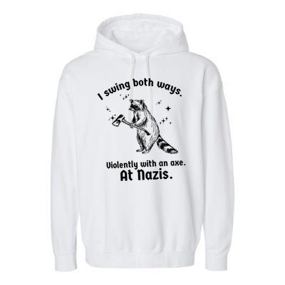 I Swing Both Ways Garment-Dyed Fleece Hoodie