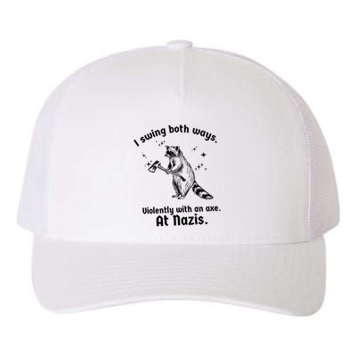 I Swing Both Ways Yupoong Adult 5-Panel Trucker Hat