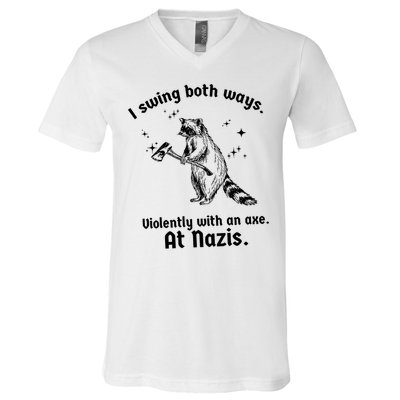 I Swing Both Ways V-Neck T-Shirt