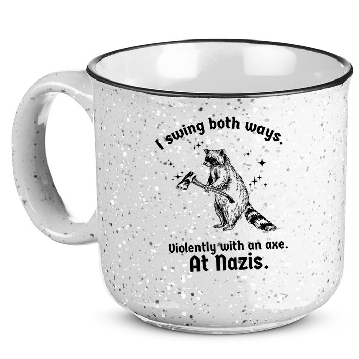 I Swing Both Ways 15oz Campfire Ceramic Mug