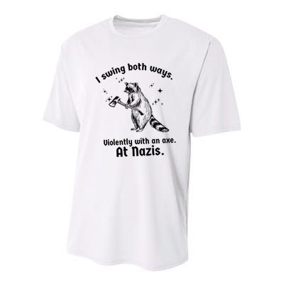 I Swing Both Ways Youth Performance Sprint T-Shirt