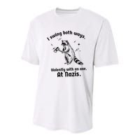 I Swing Both Ways Youth Performance Sprint T-Shirt