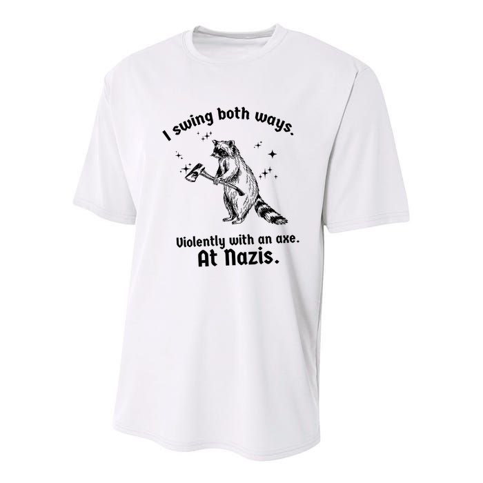I Swing Both Ways Youth Performance Sprint T-Shirt