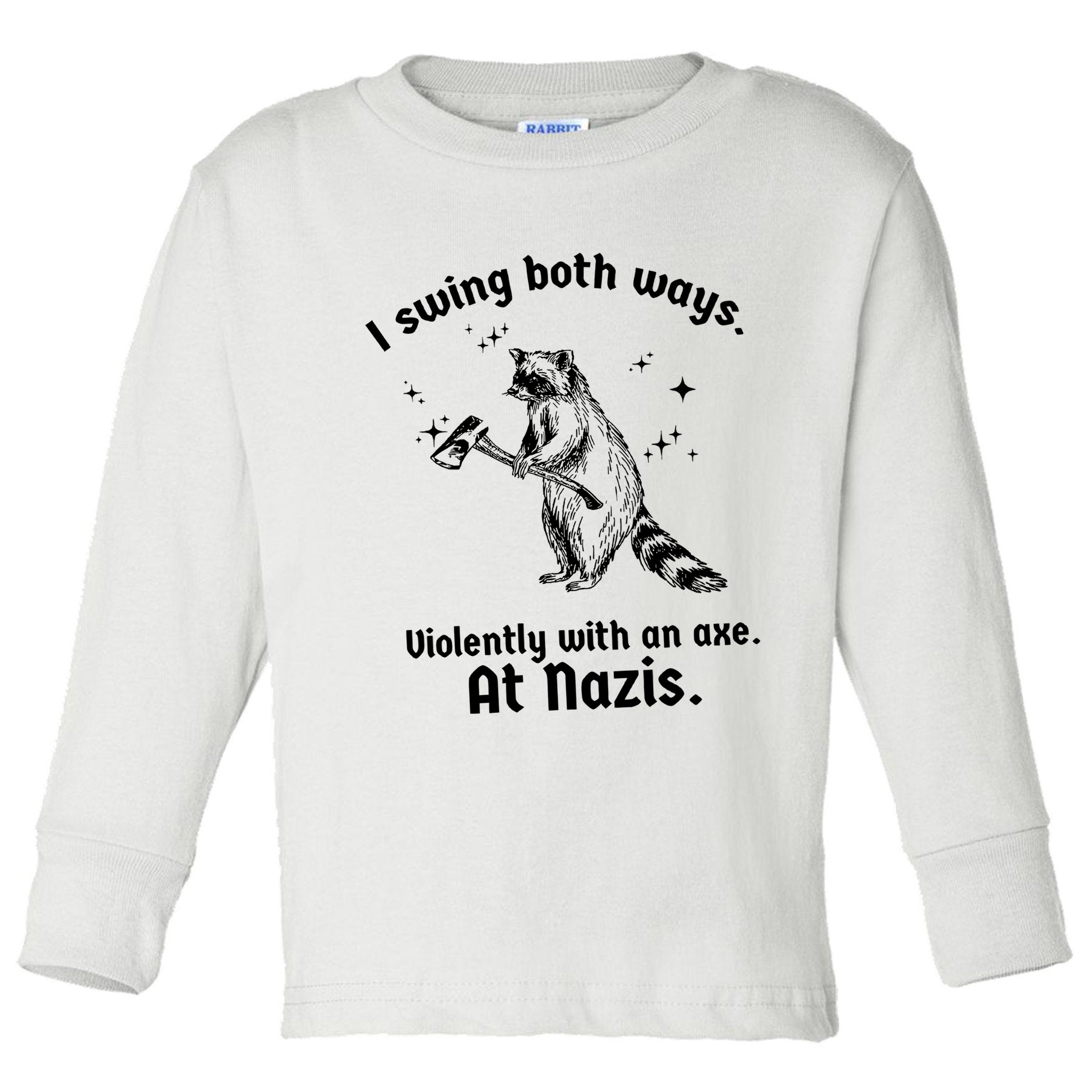 I Swing Both Ways Toddler Long Sleeve Shirt