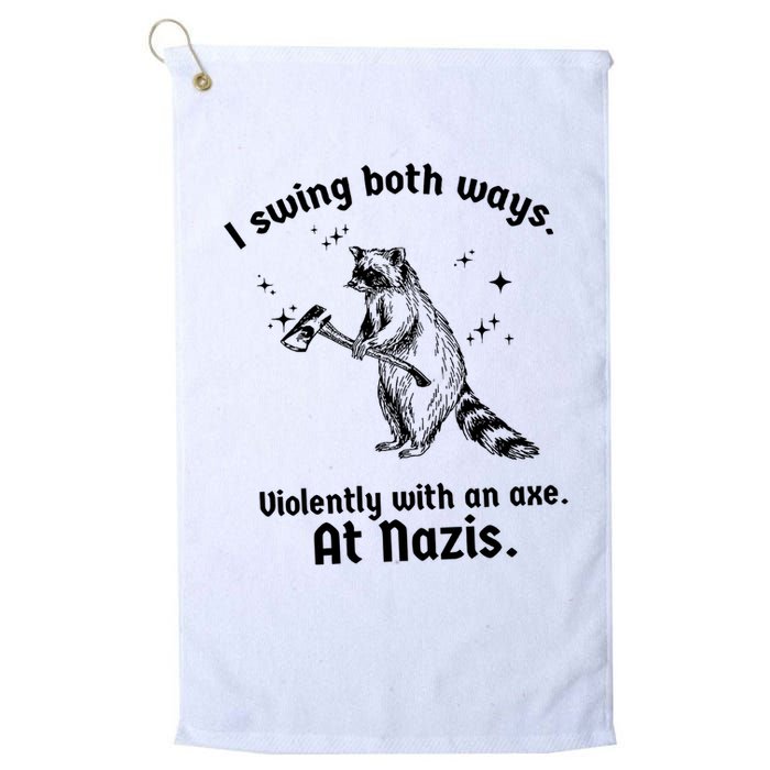 I Swing Both Ways Golf Towel