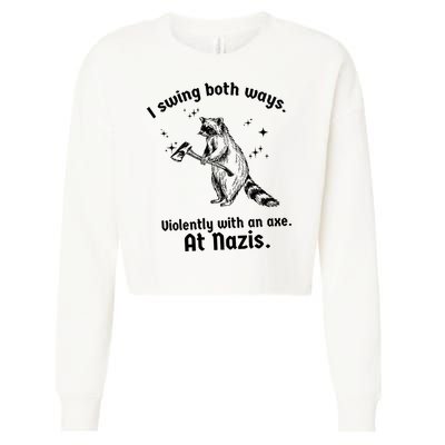 I Swing Both Ways Cropped Pullover Crew