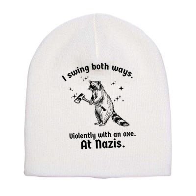 I Swing Both Ways Short Acrylic Beanie