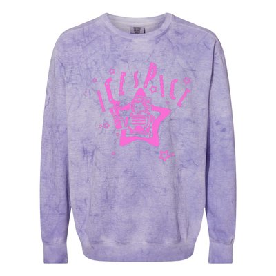 Ice Spice Billionaire Colorblast Crewneck Sweatshirt