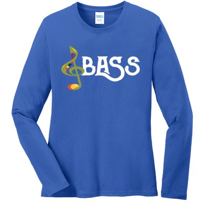 I Sing Bass Barbershop Quartet Vocal Singer Gift Ladies Long Sleeve Shirt