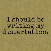 I Should Be Writing My Dissertation Funny Dissertation Garment-Dyed Women's Muscle Tee