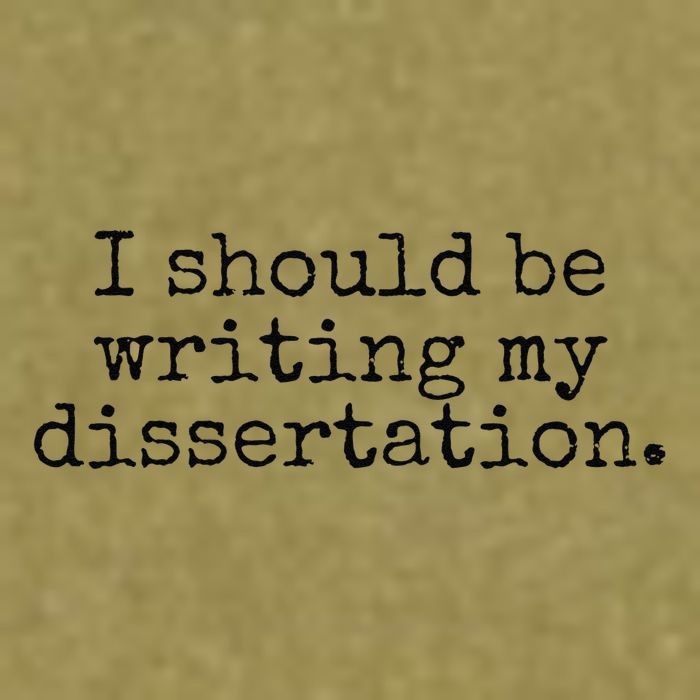 I Should Be Writing My Dissertation Funny Dissertation Garment-Dyed Women's Muscle Tee