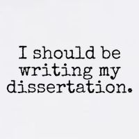 I Should Be Writing My Dissertation Funny Dissertation Garment-Dyed Sweatshirt